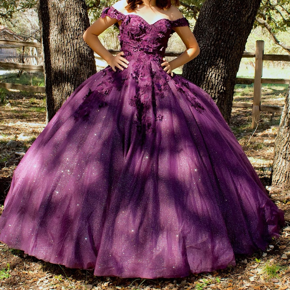 Elegant Purple Dress